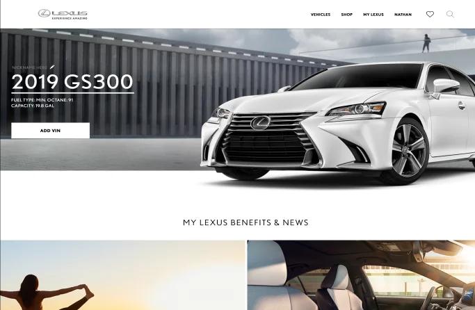 Lexus MyLexus Connected Owner Platform hero image